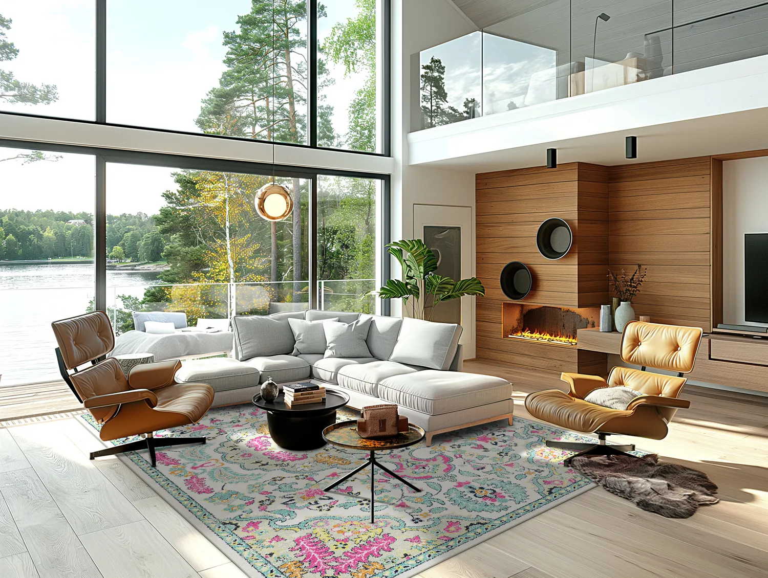 Wilton-tæppe - Lastres (multi)