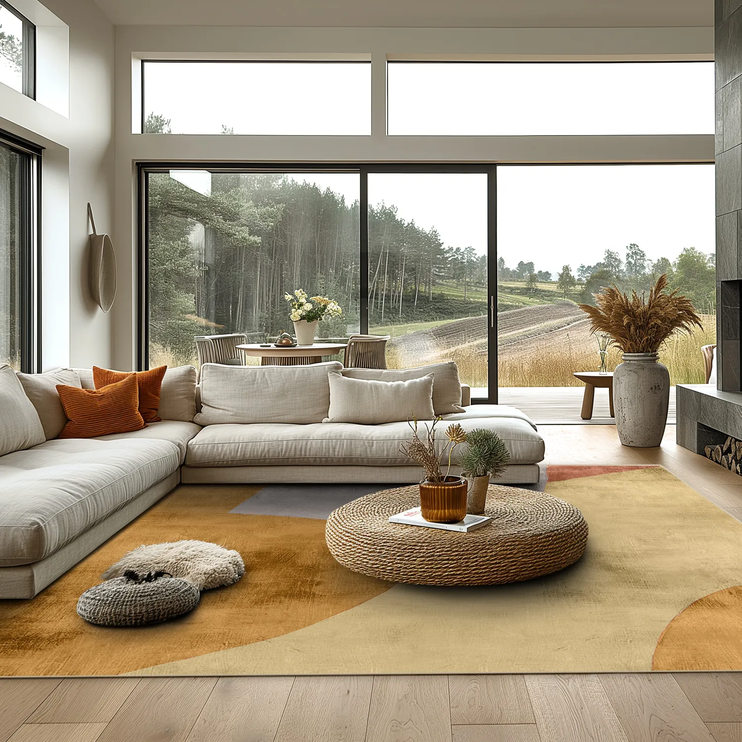 Wilton-tæppe - Lazio (guld)