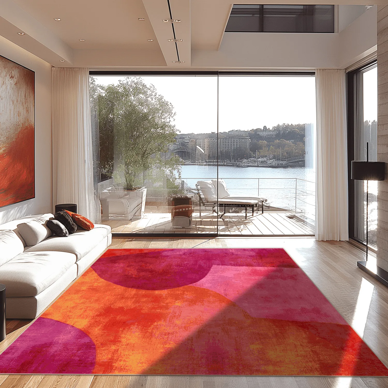 Wilton-tæppe - Lazio (lyserød)