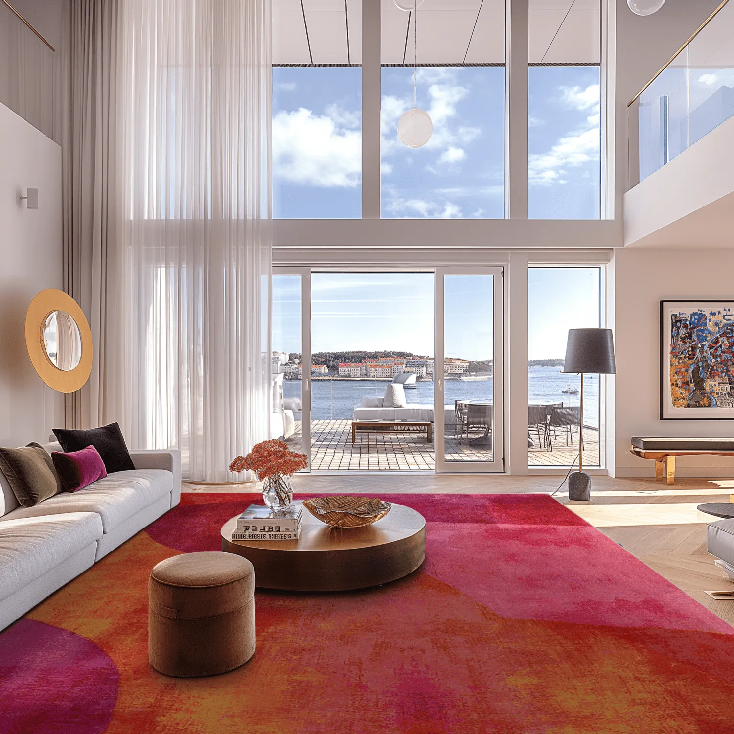 Wilton-tæppe - Lazio (lyserød)