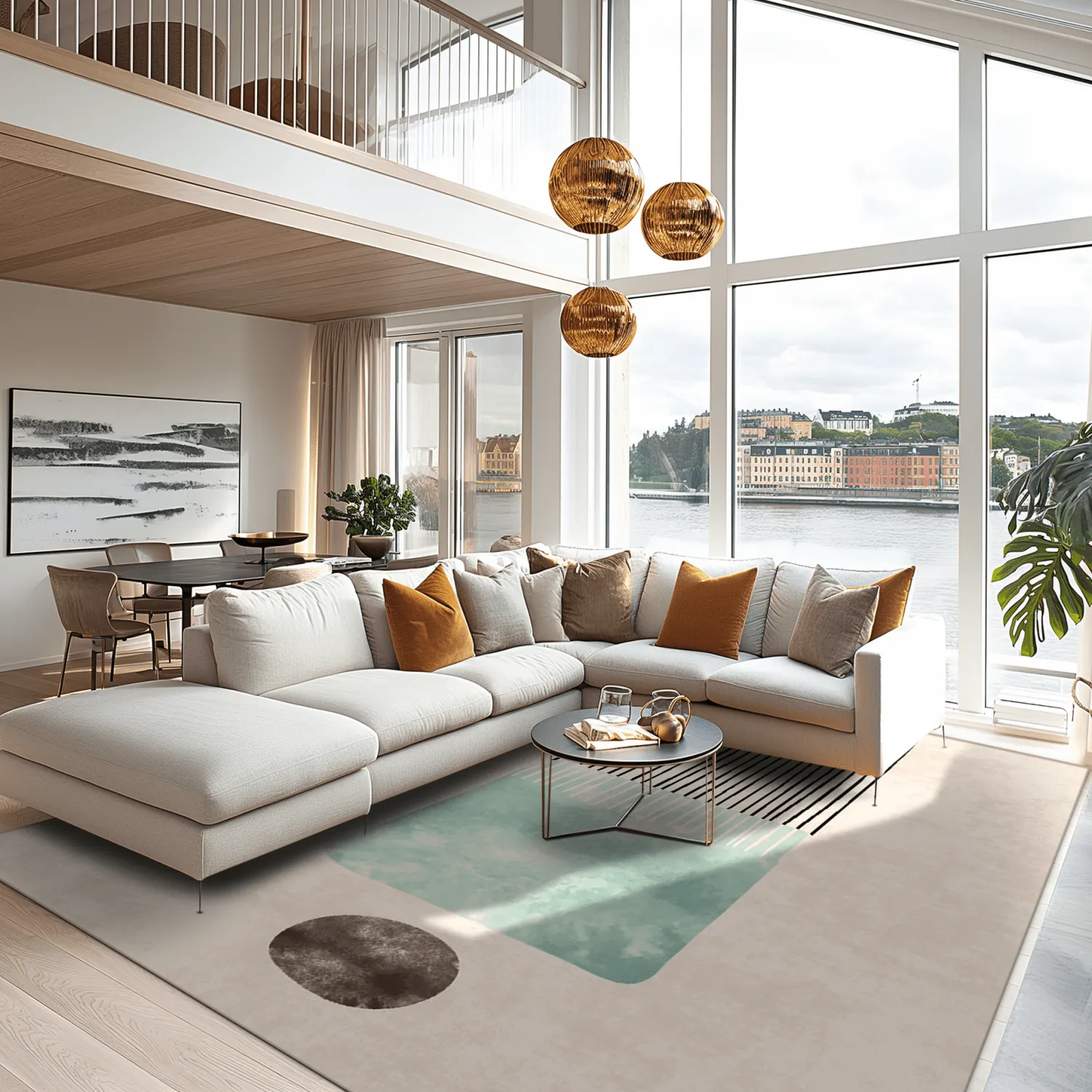 Wilton-tæppe - Lille (multi)