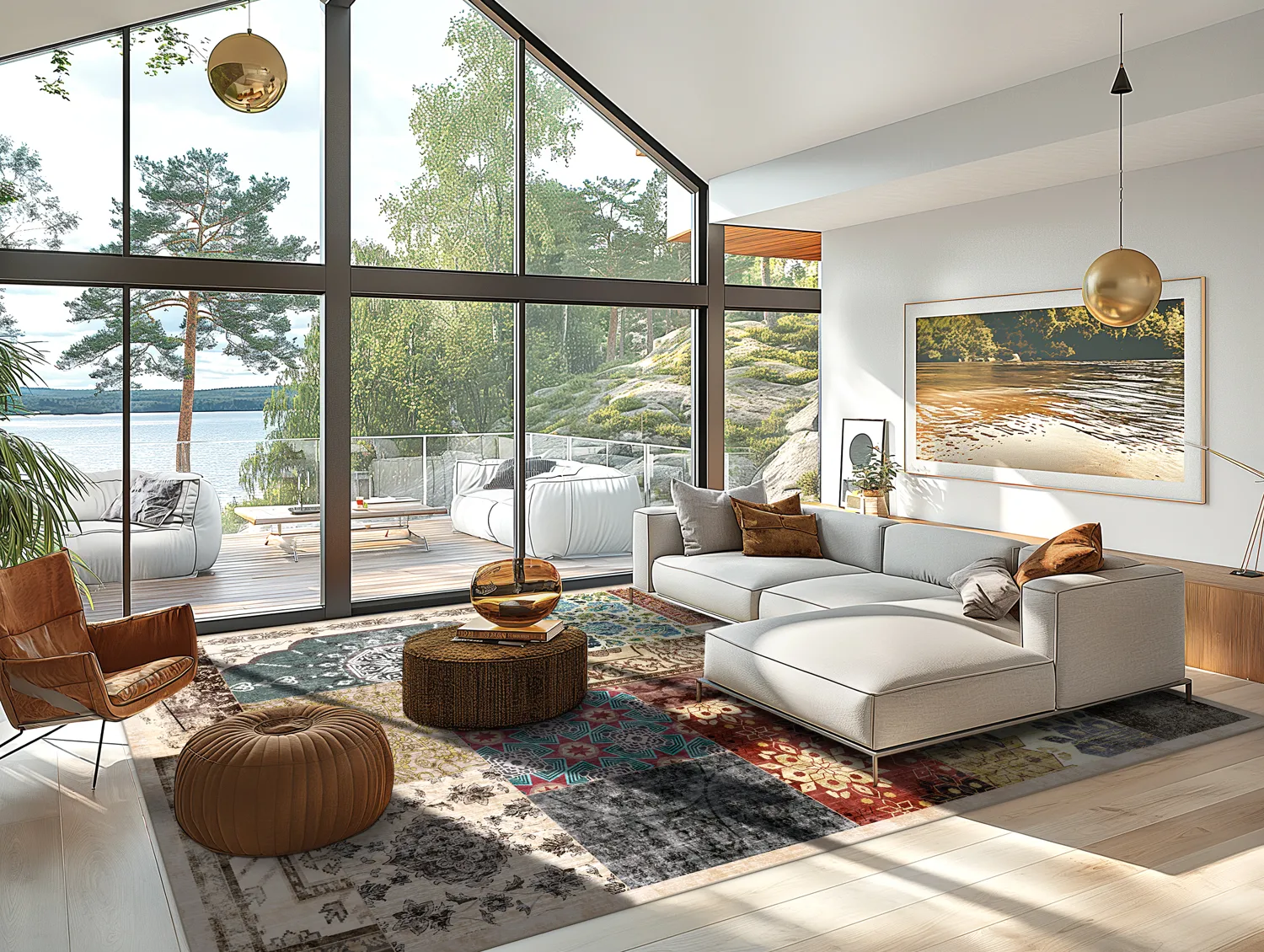 Wilton-tæppe - Linosa (multi)