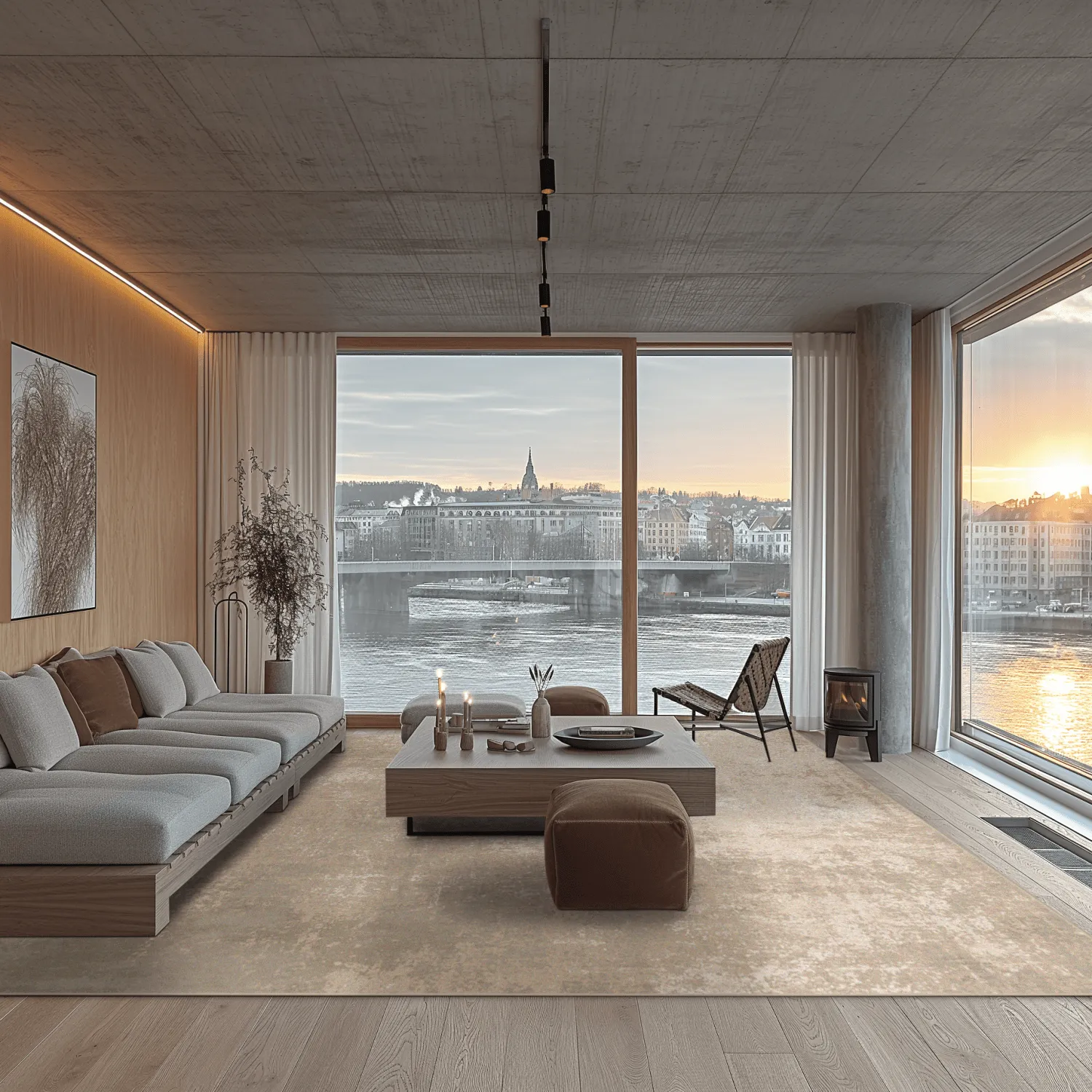 Wilton-tæppe - Lynton (beige)