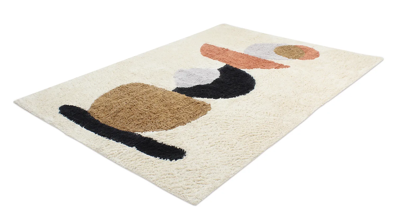 Ryatæpper - Mantona Natural Cotton Shaggy (multi)