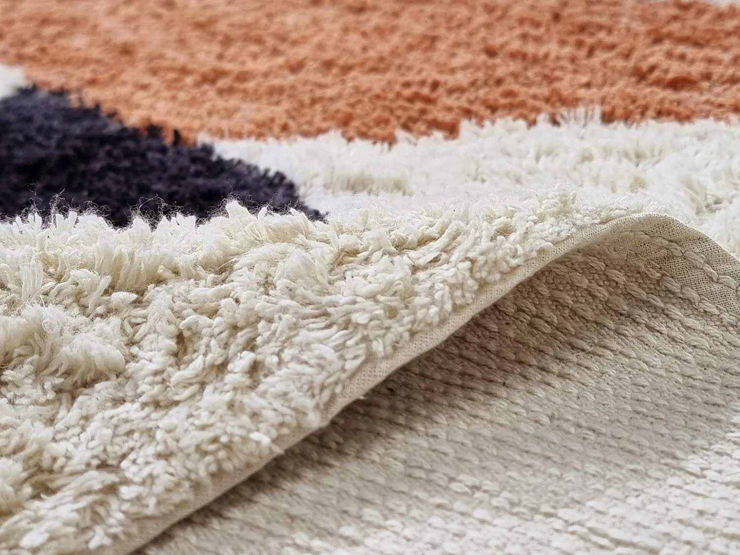 Ryatæpper - Mantona Natural Cotton Shaggy (multi)