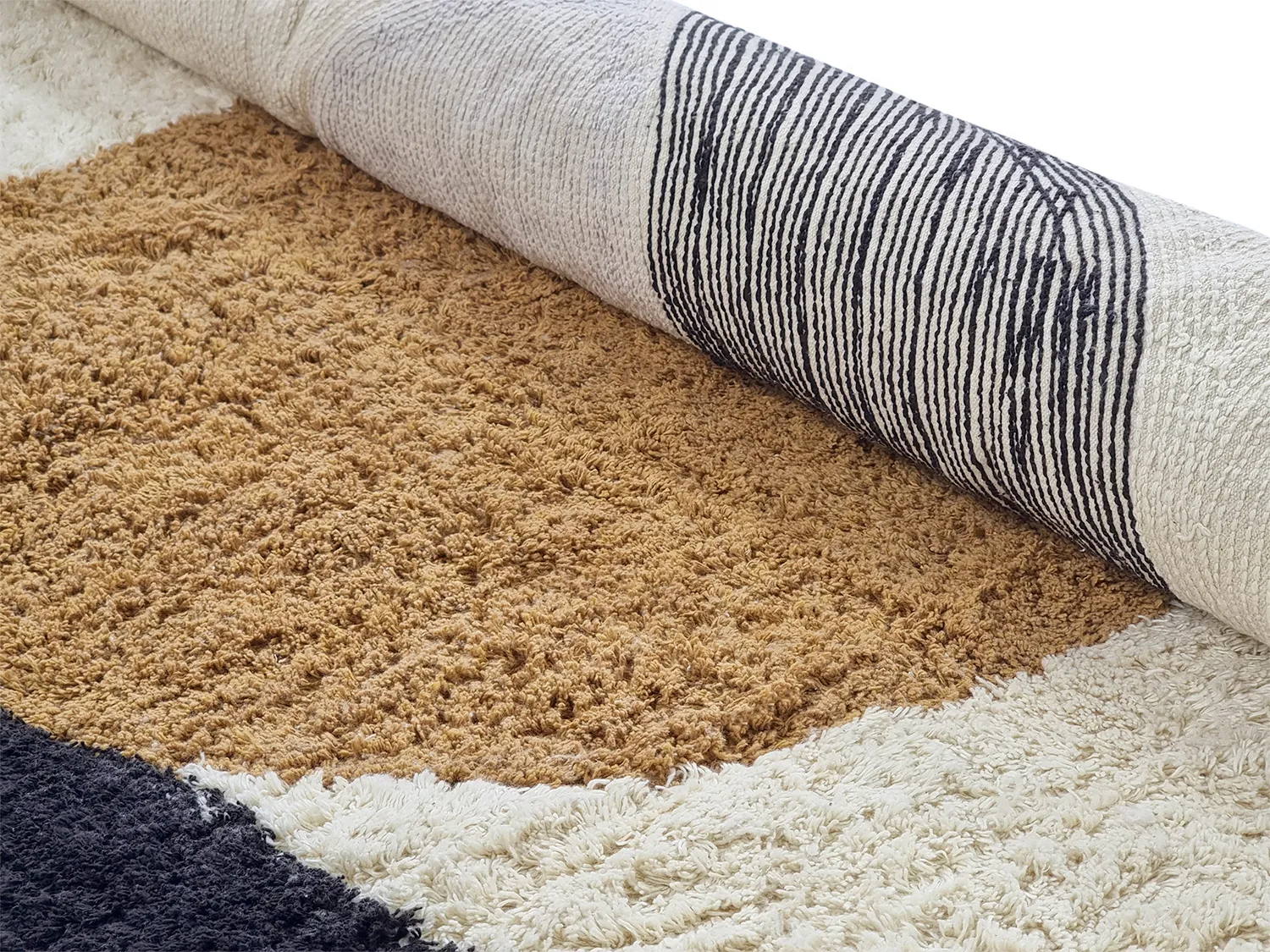 Ryatæpper - Mantona Natural Cotton Shaggy (multi)