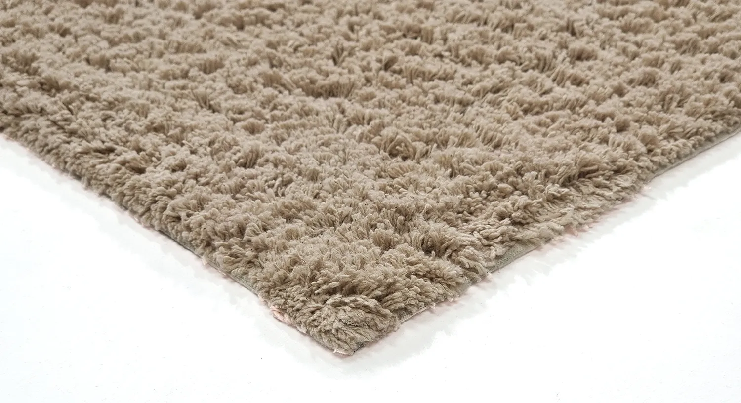 Ryatæpper - Mareto Natural Cotton Shaggy (brun)