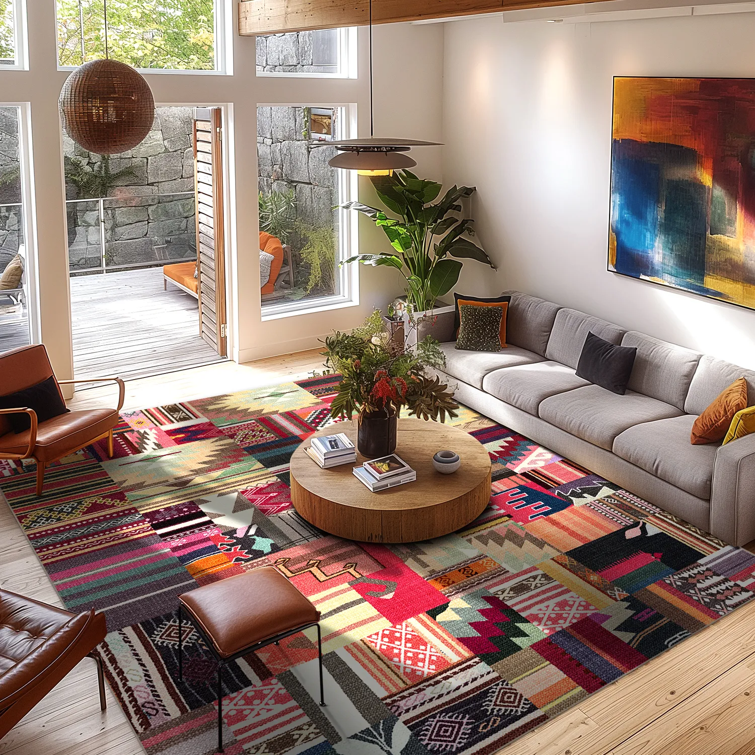 Wilton-tæppe - Netanya (multi)