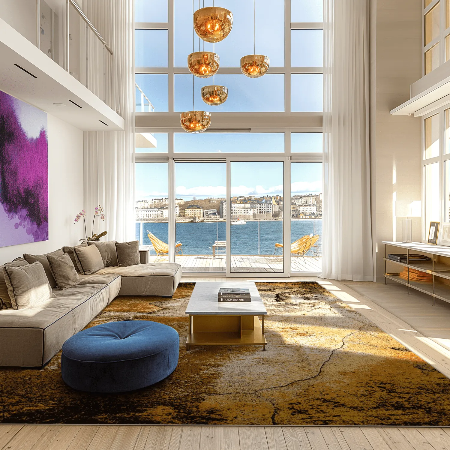 Wilton-tæppe - Olivera (brun)