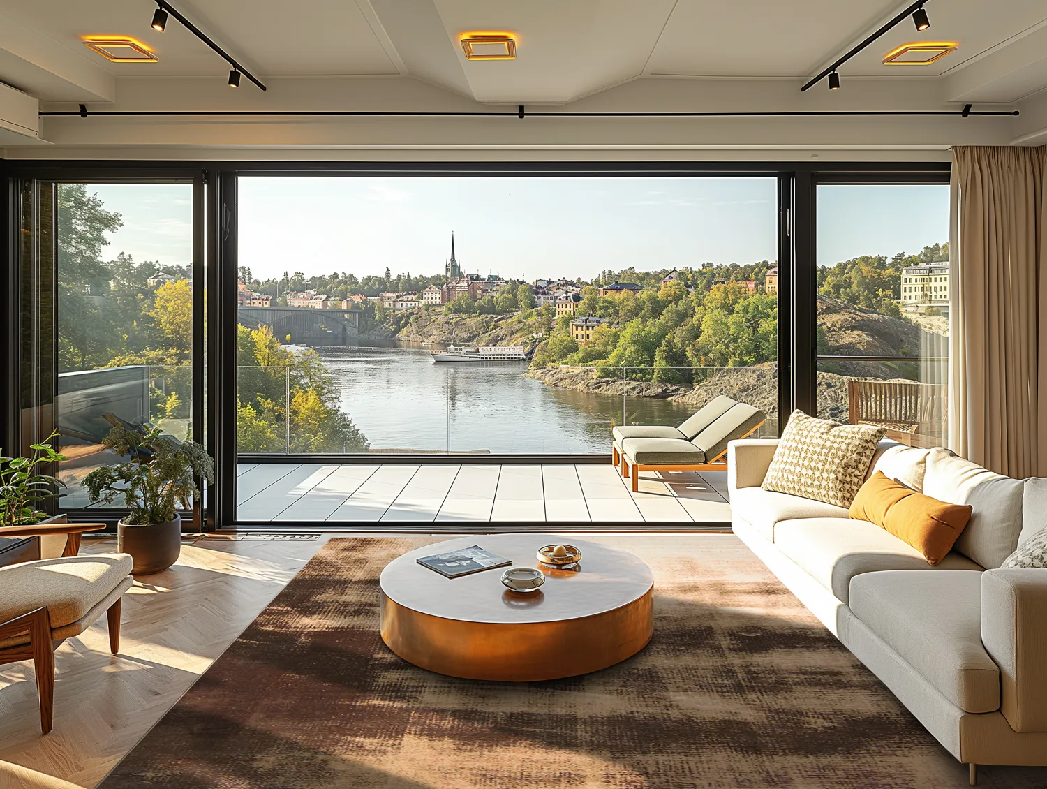 Wilton-tæppe - Olmedo (brun/beige)