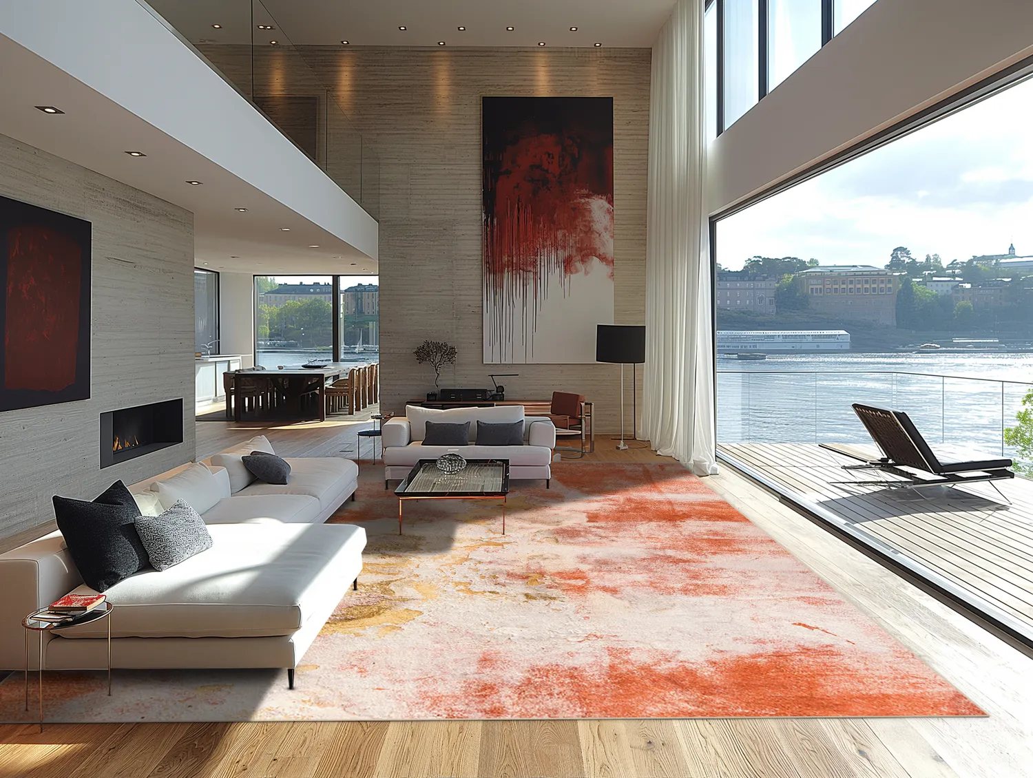 Wilton-tæppe - Periana (lyserød/multi)