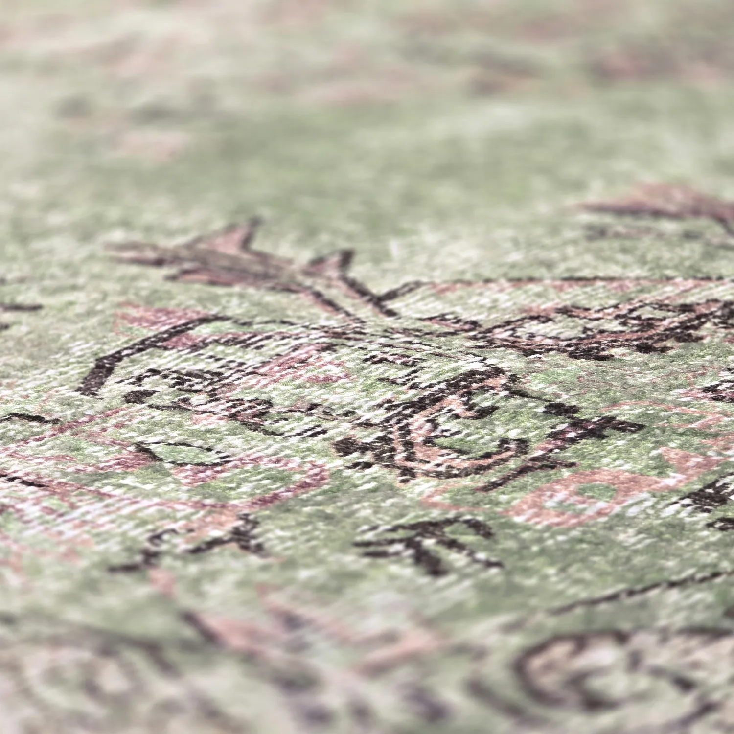 Wilton-tæppe - Rosalie (grøn)