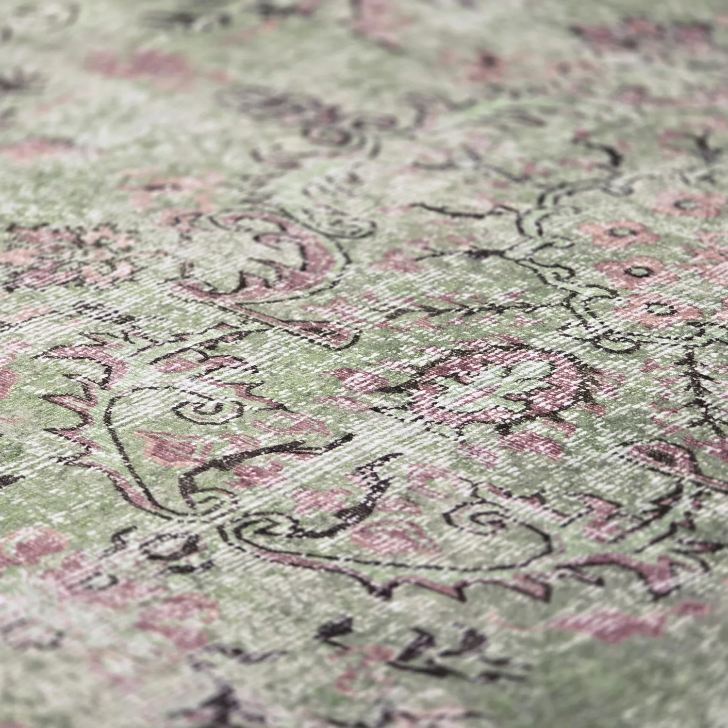 Wilton-tæppe - Rosalie (grøn)