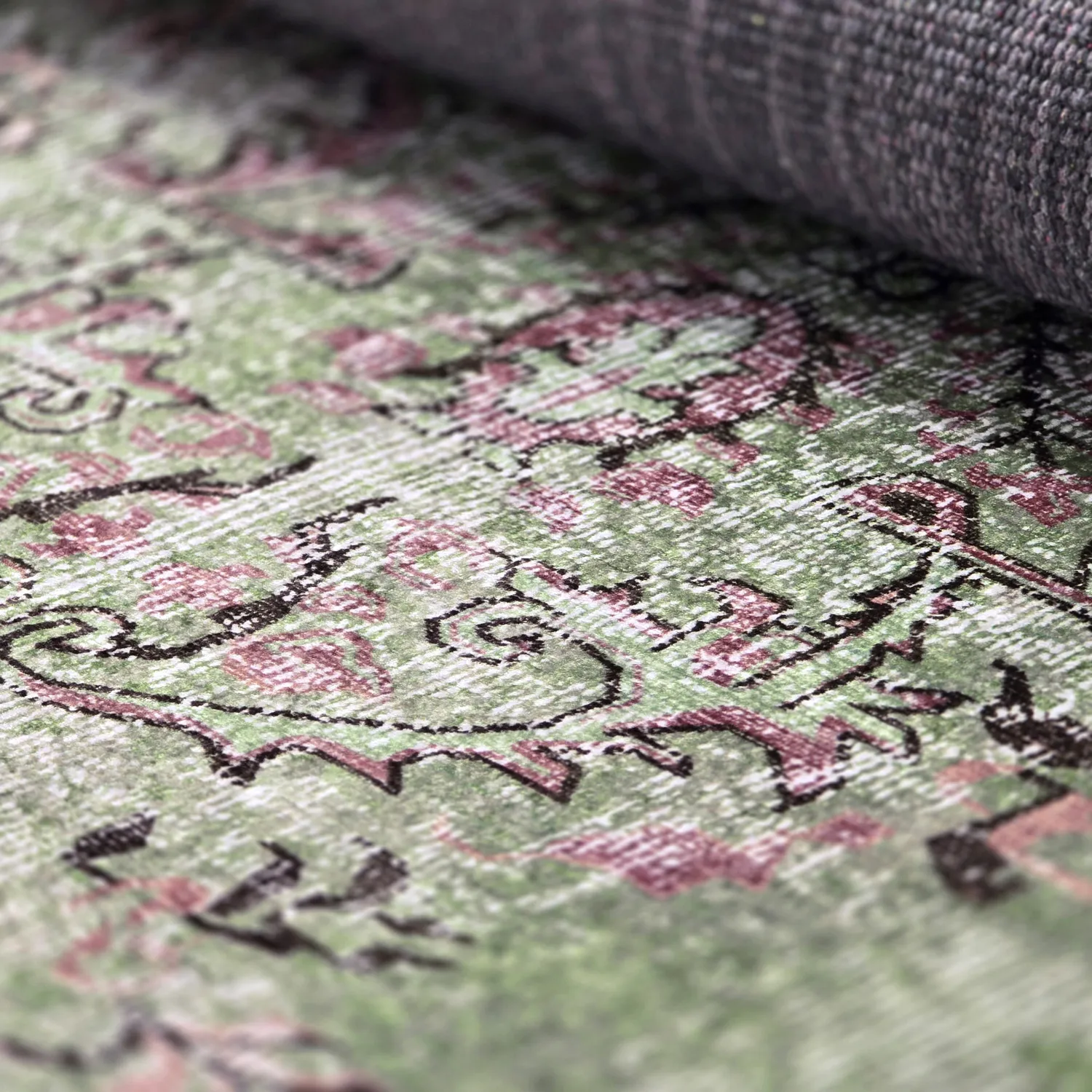 Wilton-tæppe - Rosalie (grøn)