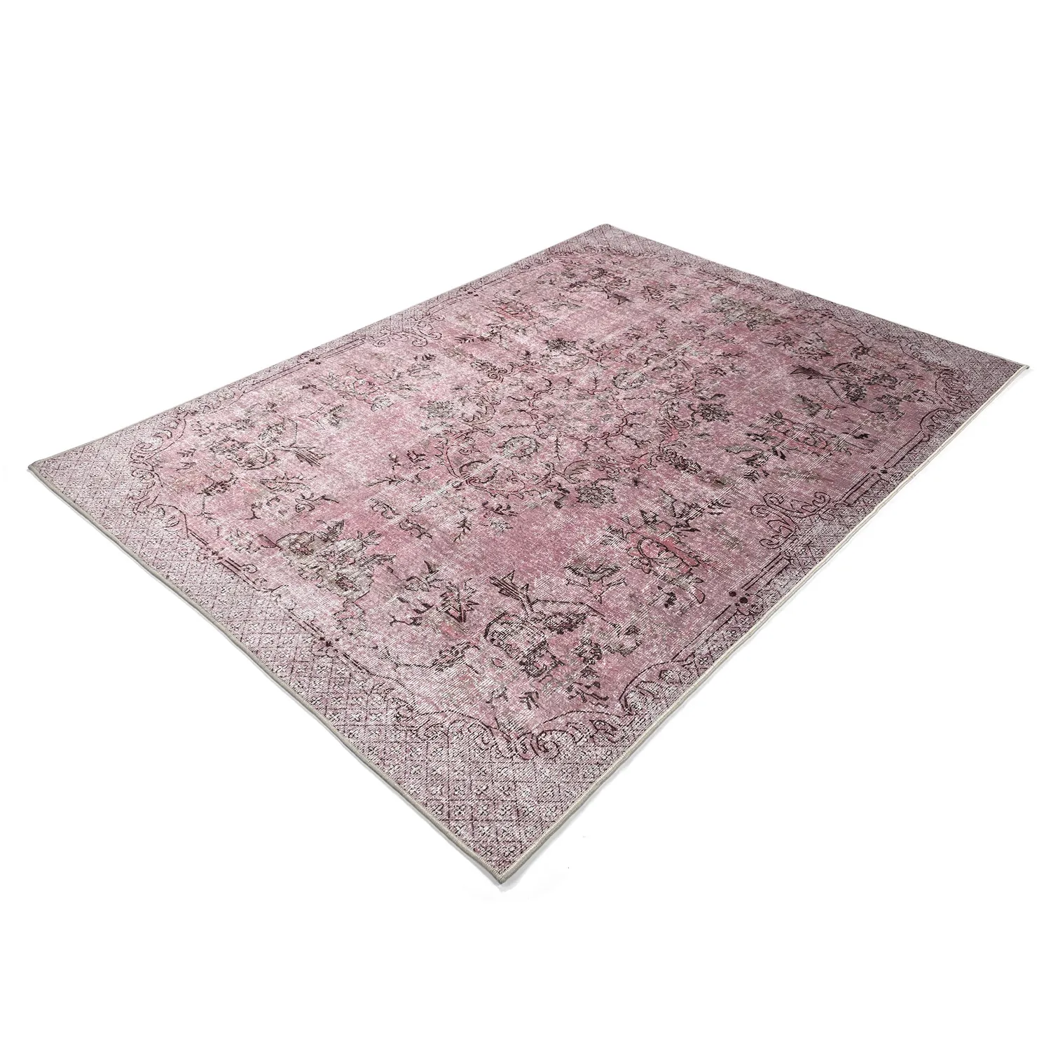 Wilton-tæppe - Rosalie (lyserød)