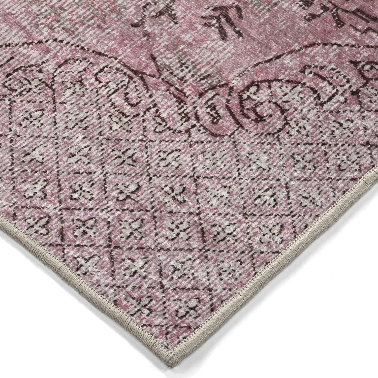 Wilton-tæppe - Rosalie (lyserød)