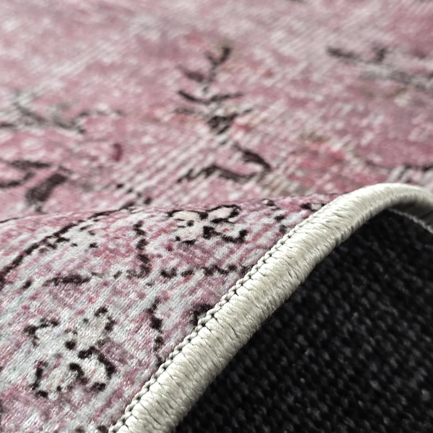 Wilton-tæppe - Rosalie (lyserød)