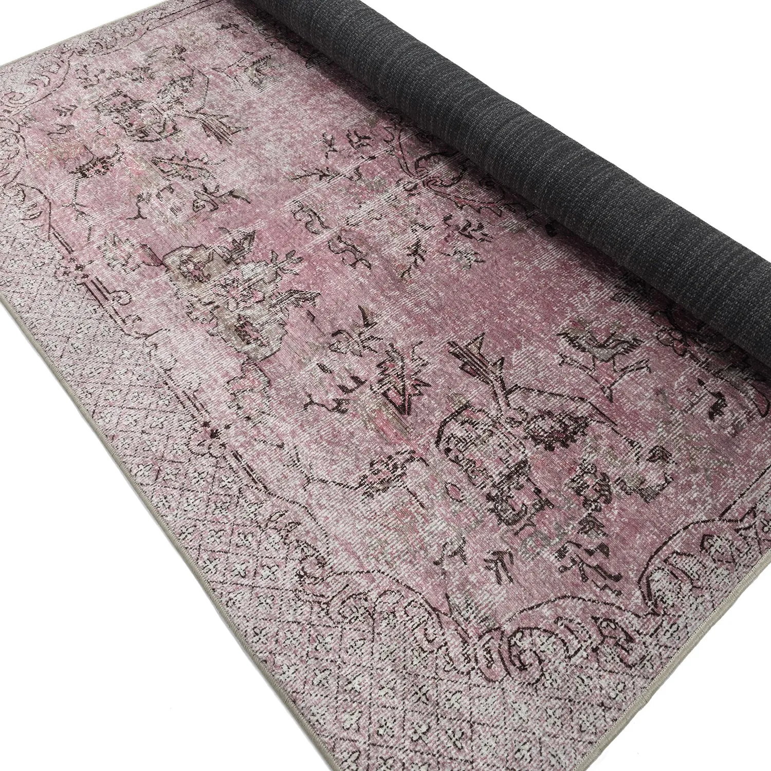 Wilton-tæppe - Rosalie (lyserød)