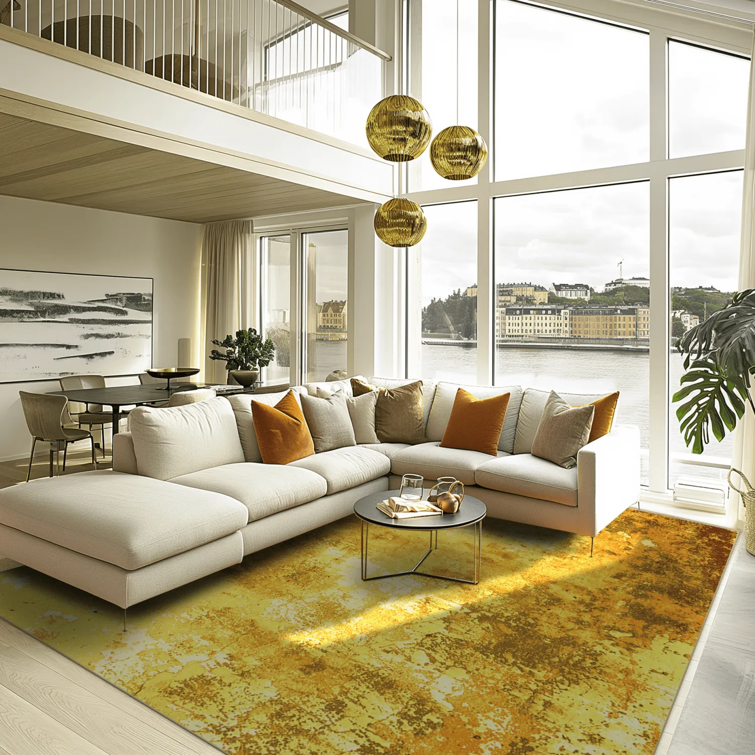 Wilton-tæppe - Salitto (guld)