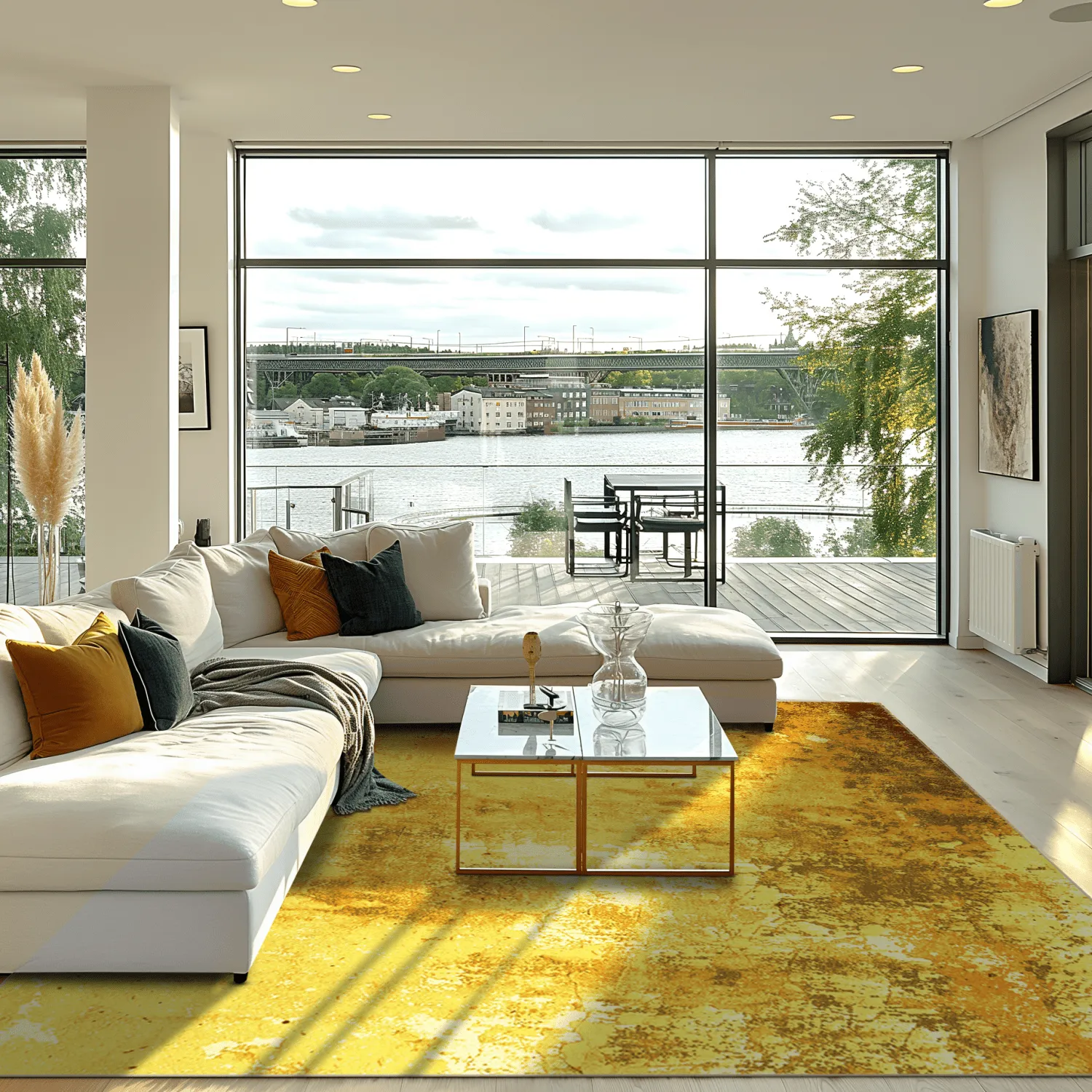 Wilton-tæppe - Salitto (guld)