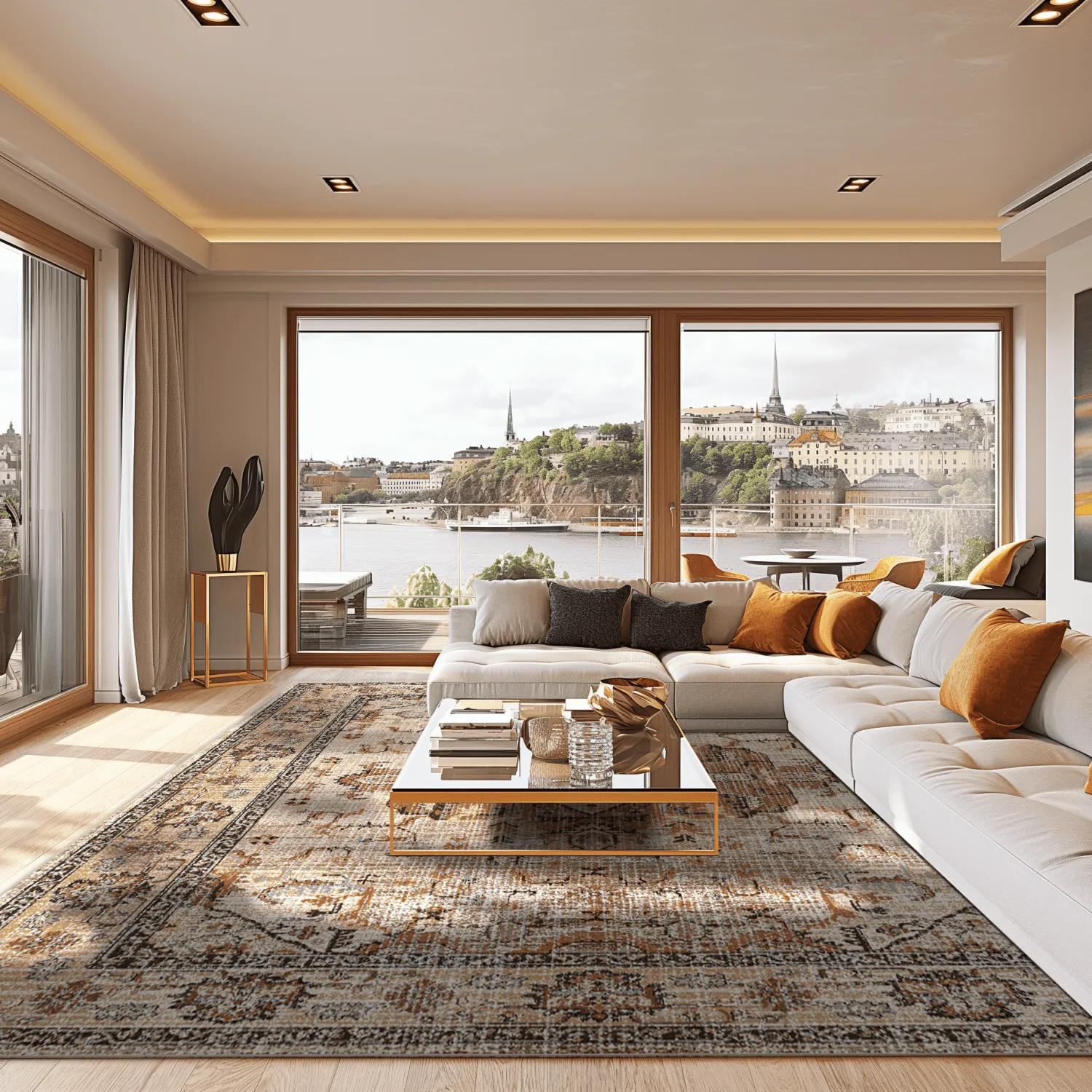 Wilton-tæppe - Siliana (beige)