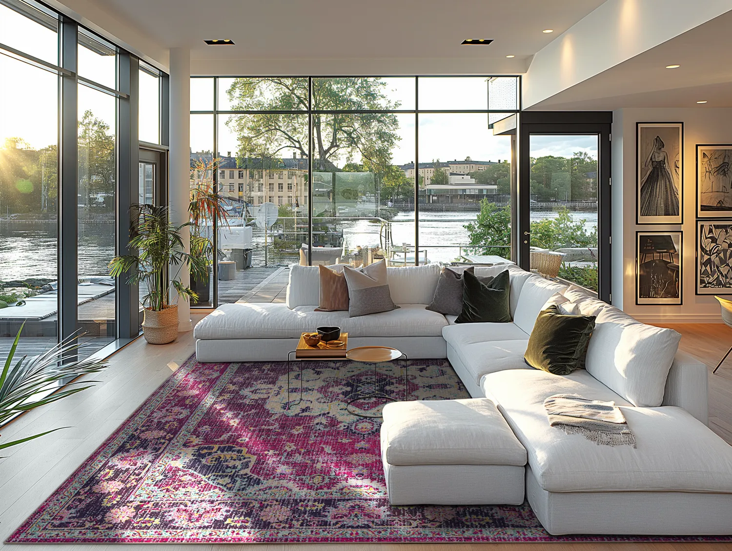 Wilton-tæppe - Siliana (lyserød)