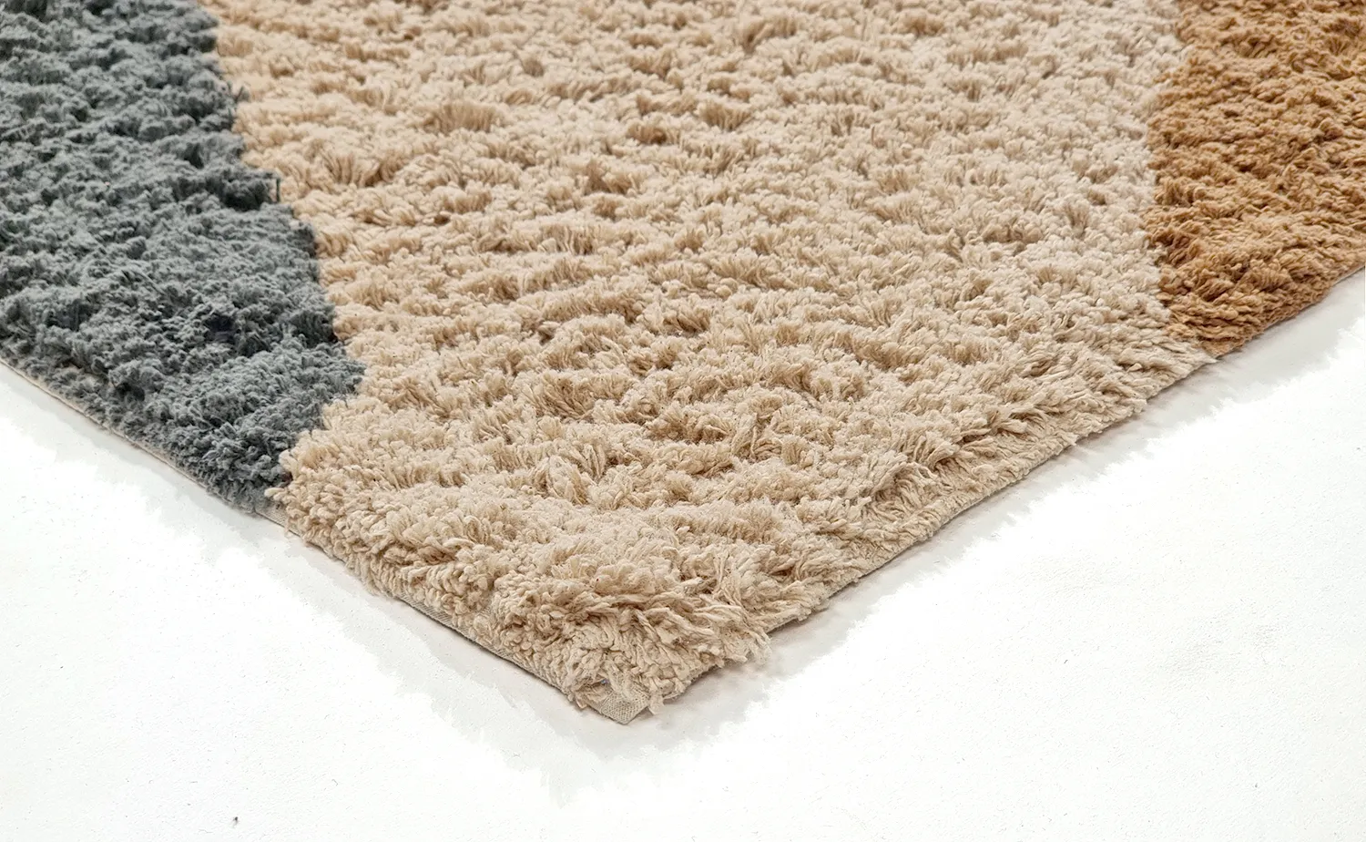 Ryatæpper - Sion Natural Cotton Shaggy (multi)