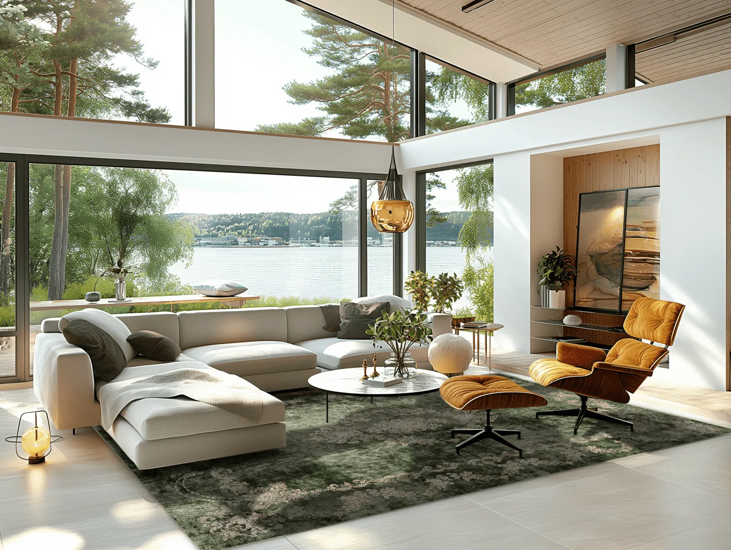 Wilton-tæppe - Taknis (grøn)