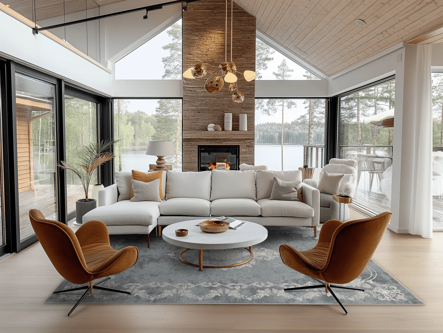 Wilton-tæppe - Taknis (mørkegrå)