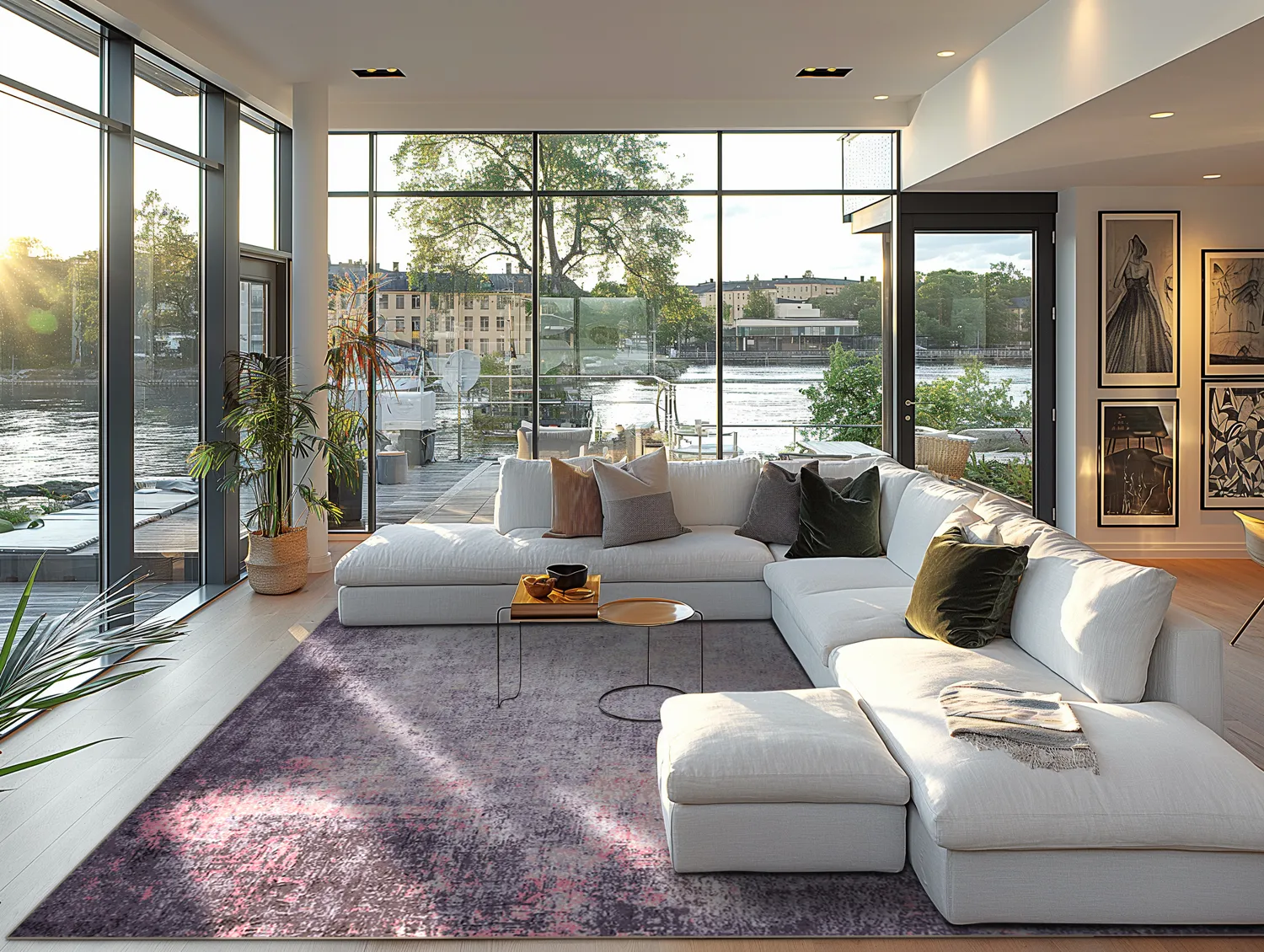 Wilton-tæppe - Tarnos (lilla)