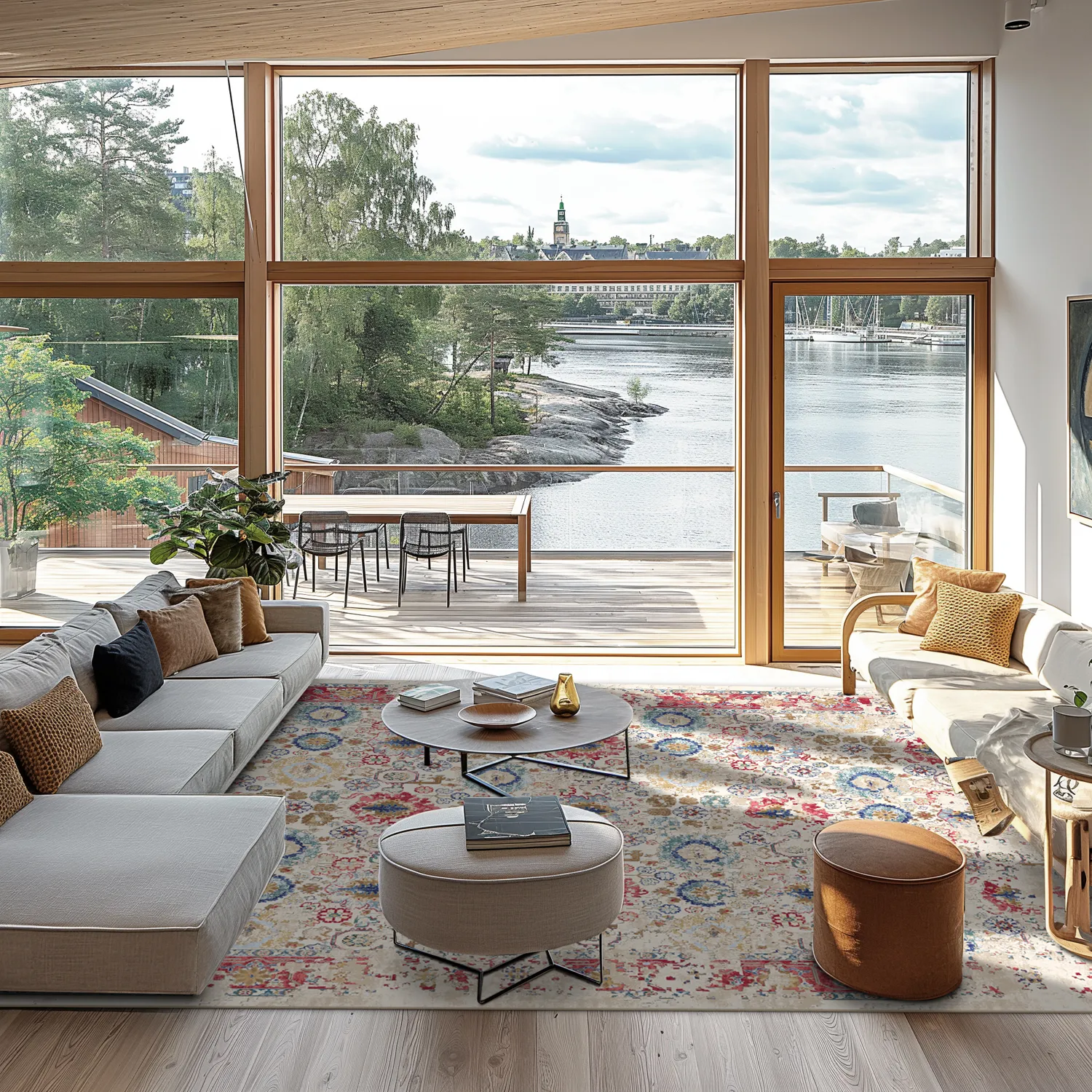 Wilton-tæppe - Toujane (multi)