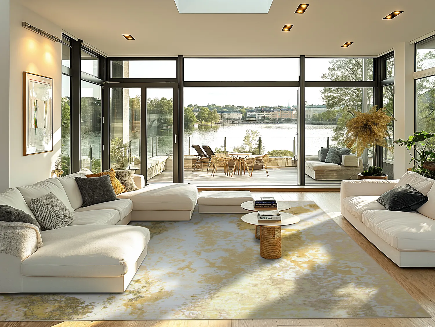 Wilton-tæppe - Travale (gul)