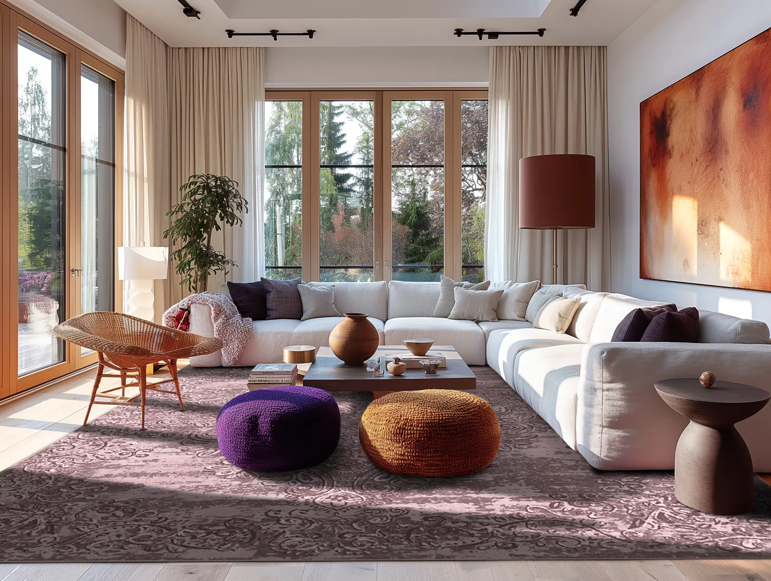 Wilton-tæppe - Valenza (lyserød)