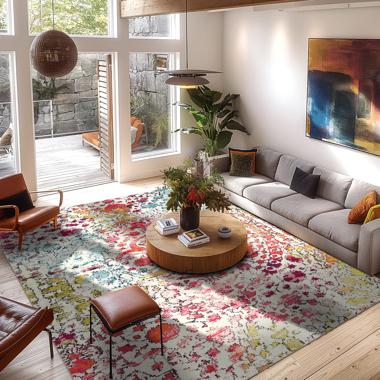 Wilton-tæppe - Valldemossa (multi)