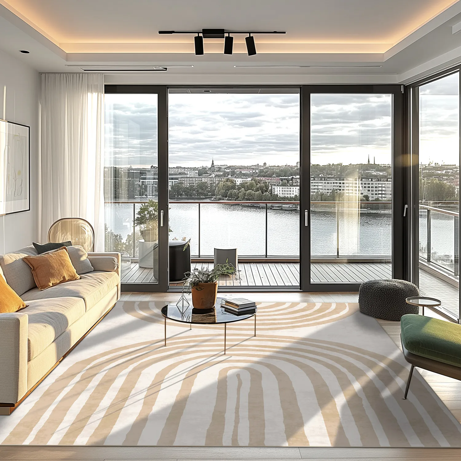 Wilton-tæppe - Vienna (beige)