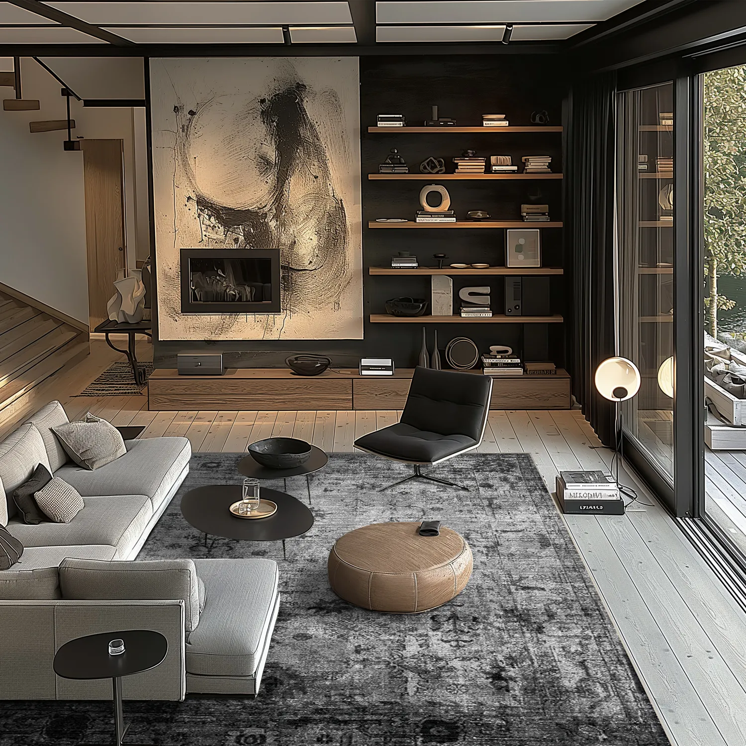 Wilton-tæppe - Violetta (grå)