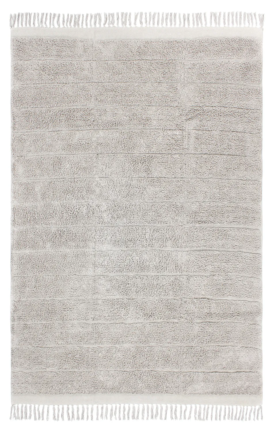 Ryatæpper - Willow Natural Cotton Shaggy (greige)