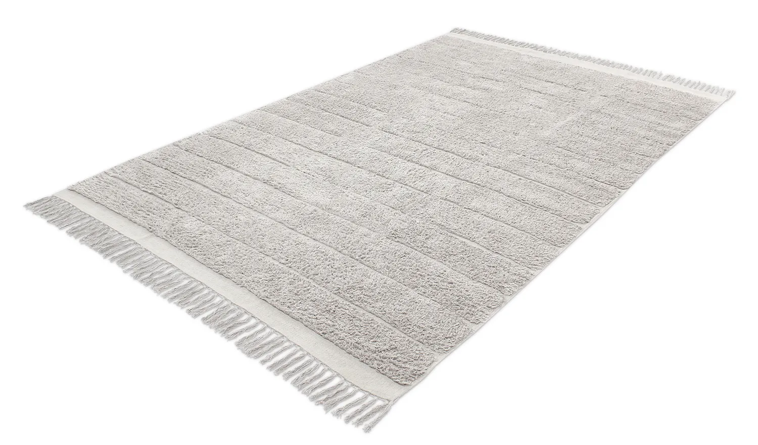 Ryatæpper - Willow Natural Cotton Shaggy (greige)