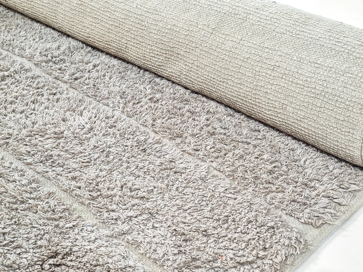 Ryatæpper - Willow Natural Cotton Shaggy (greige)