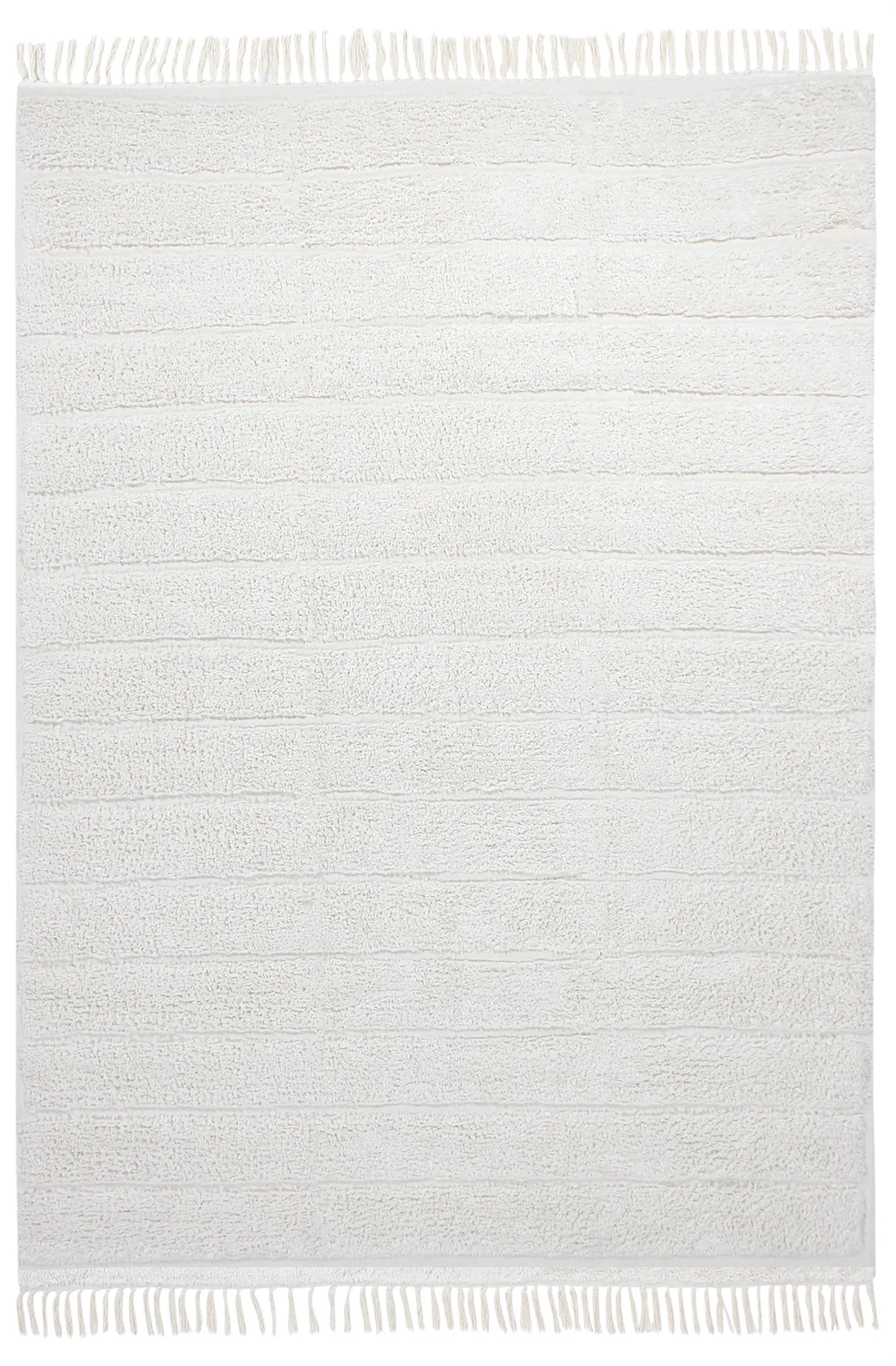 Ryatæpper - Willow Natural Cotton Shaggy (offwhite)