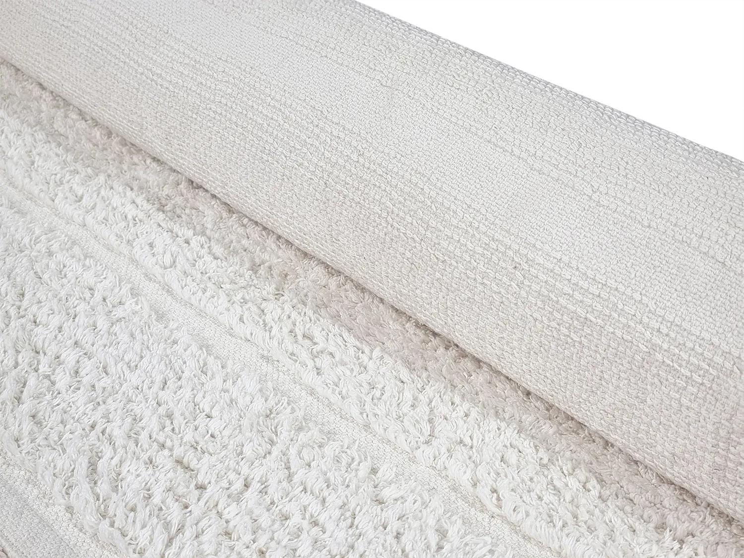 Ryatæpper - Willow Natural Cotton Shaggy (offwhite)