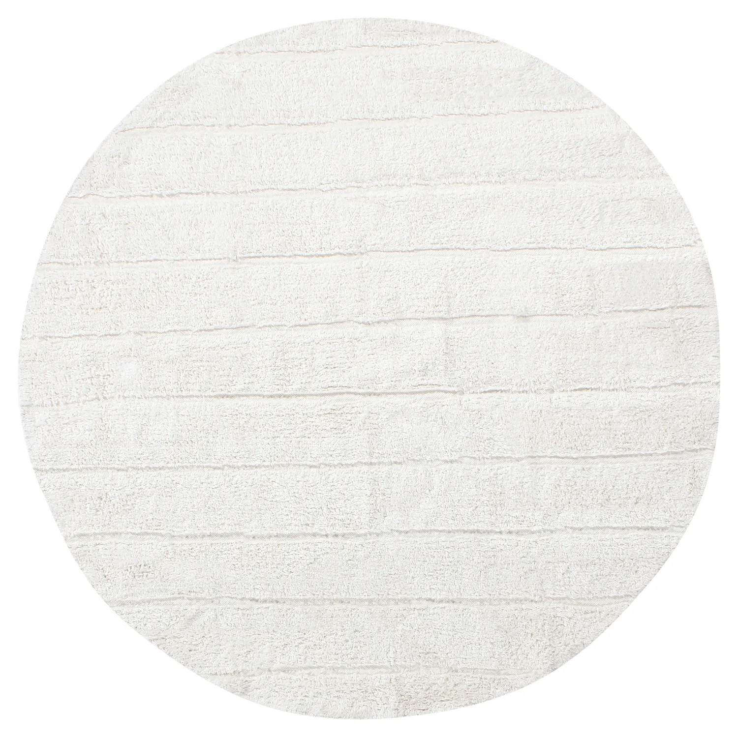 Runde tæpper - Willow Natural Cotton Shaggy (offwhite)