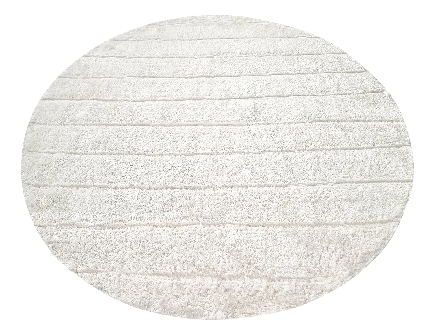 Runde tæpper - Willow Natural Cotton Shaggy (offwhite)