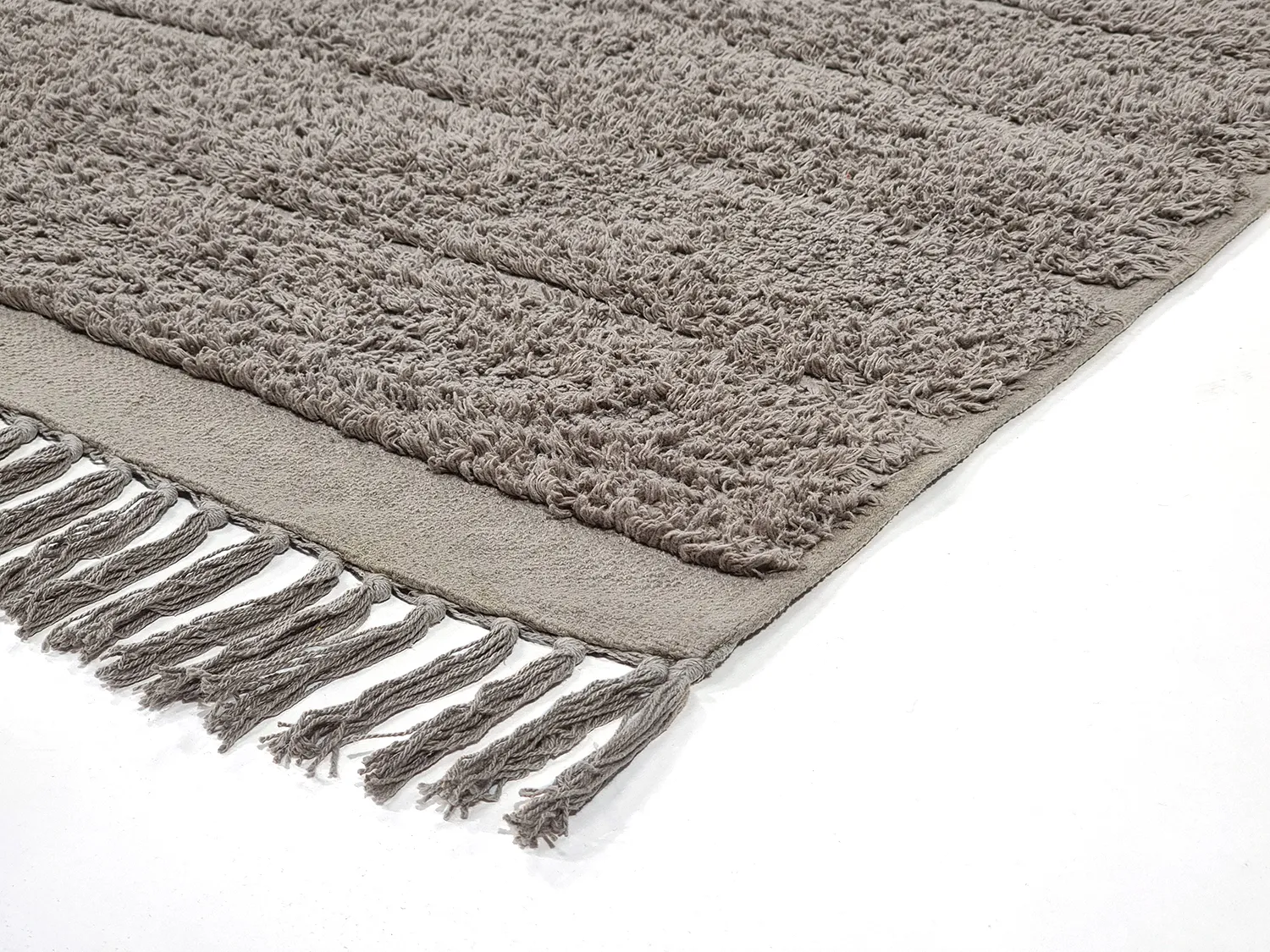 Ryatæpper - Willow Natural Cotton Shaggy (taupe)