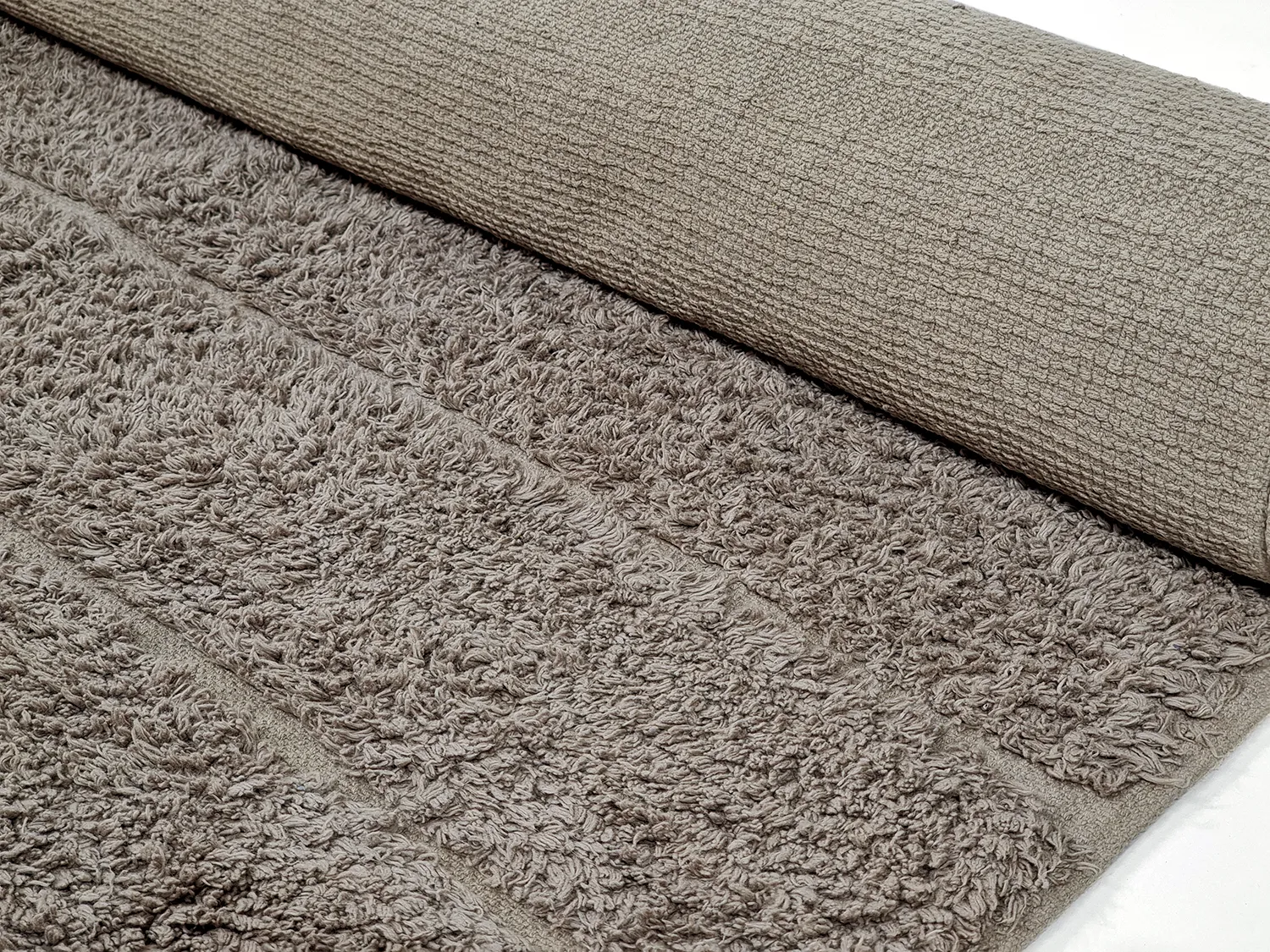 Ryatæpper - Willow Natural Cotton Shaggy (taupe)