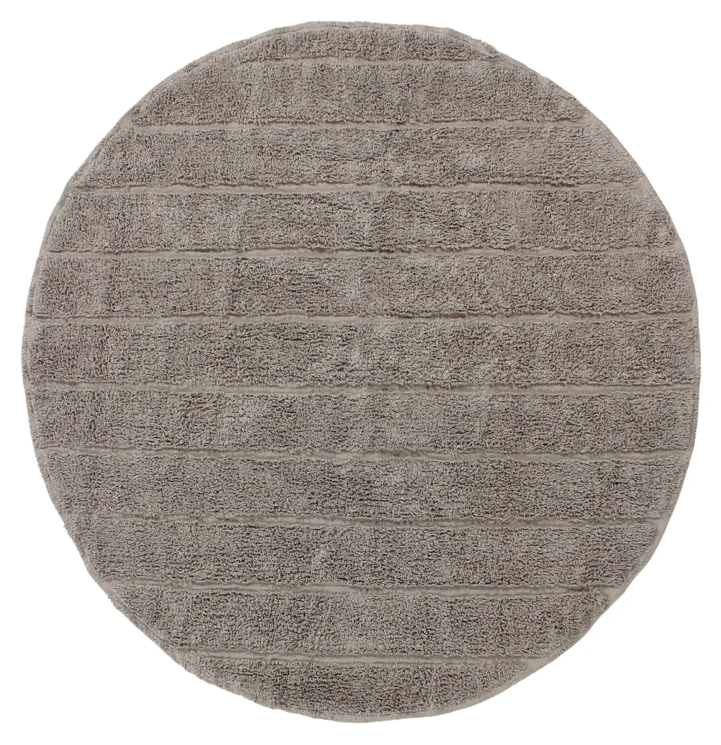 Runde tæpper - Willow Natural Cotton Shaggy (taupe)