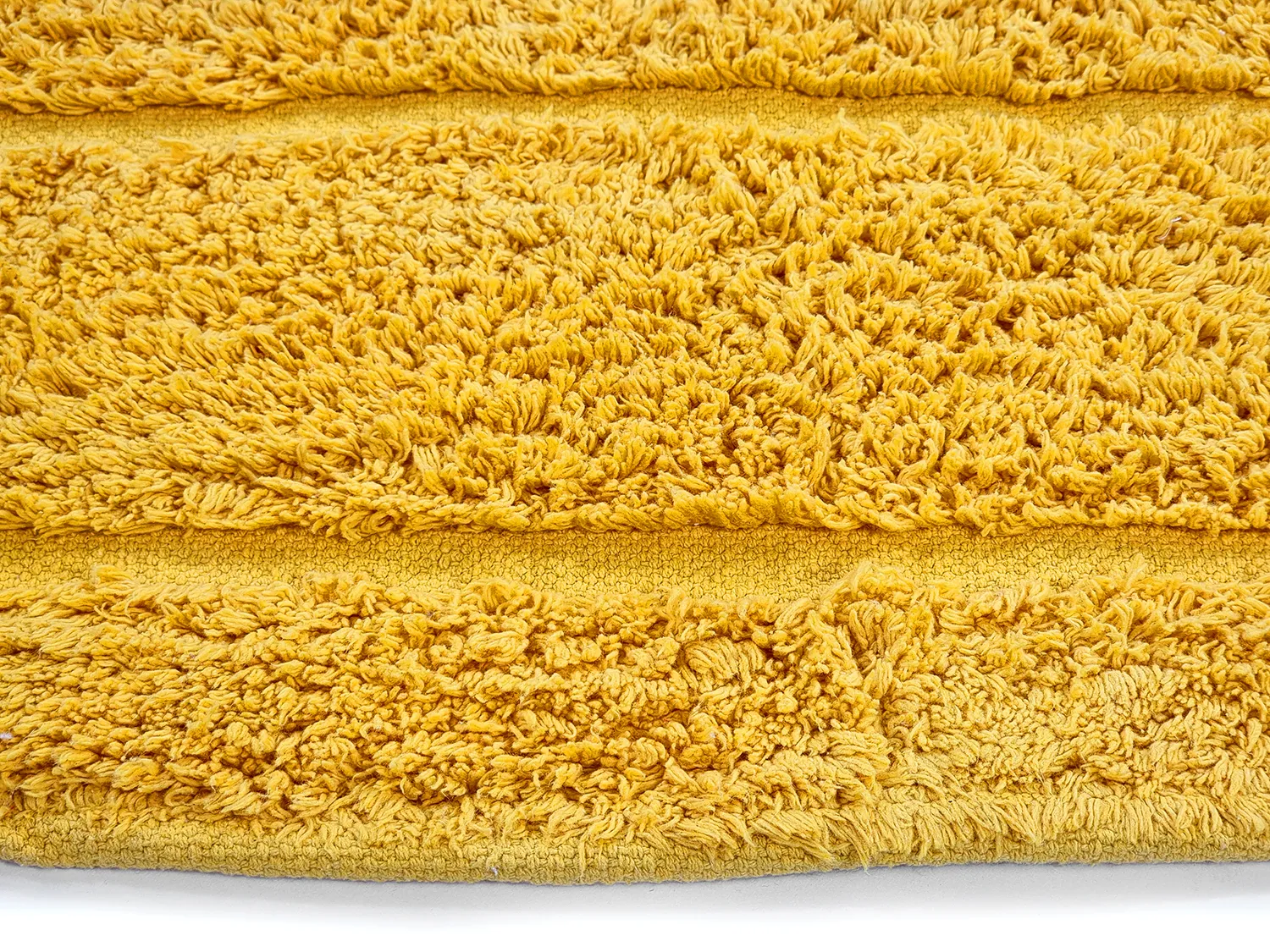 Runde tæpper - Willow Natural Cotton Shaggy (gul)