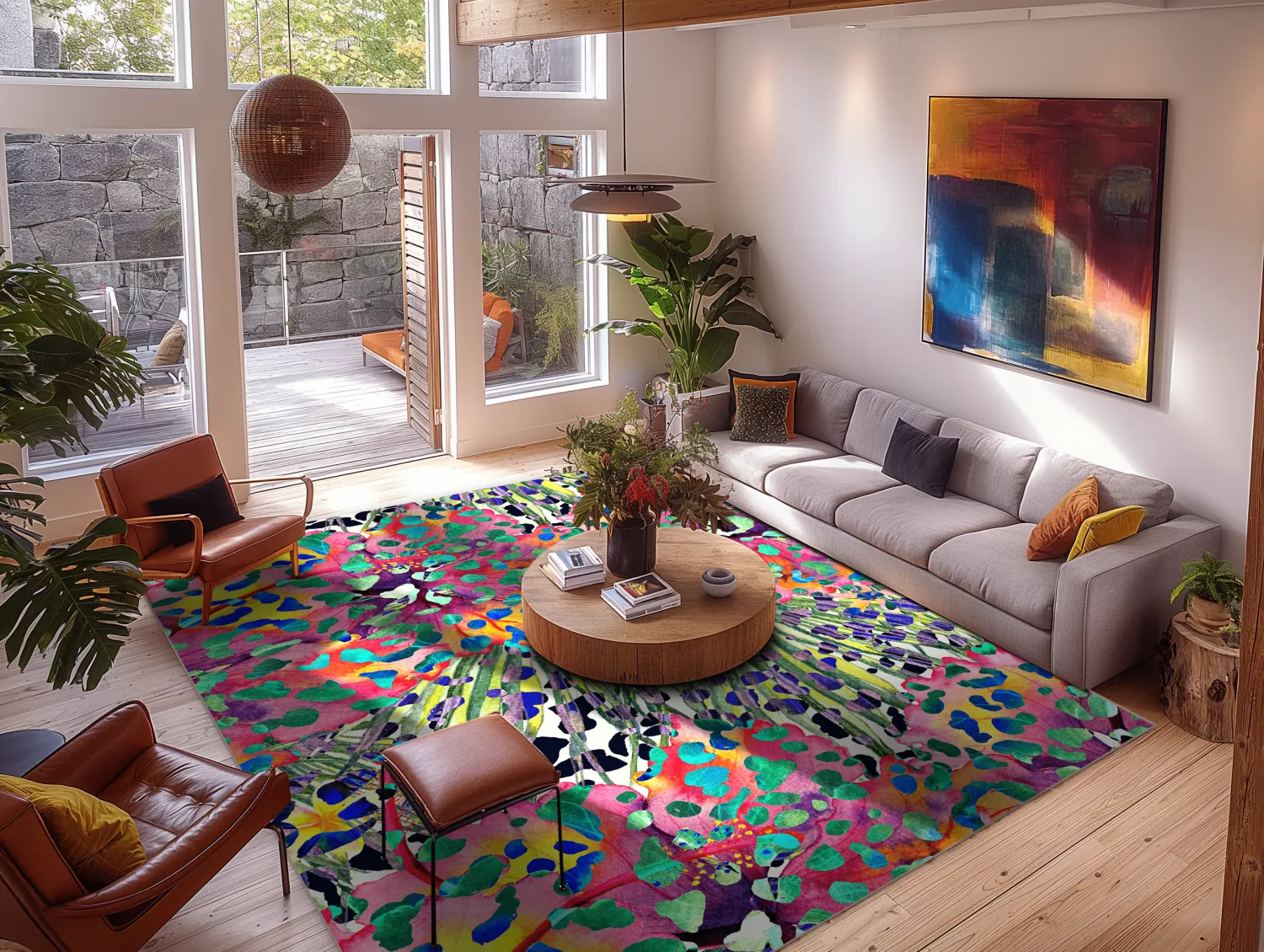 Wilton-tæppe - Zadie (multi)