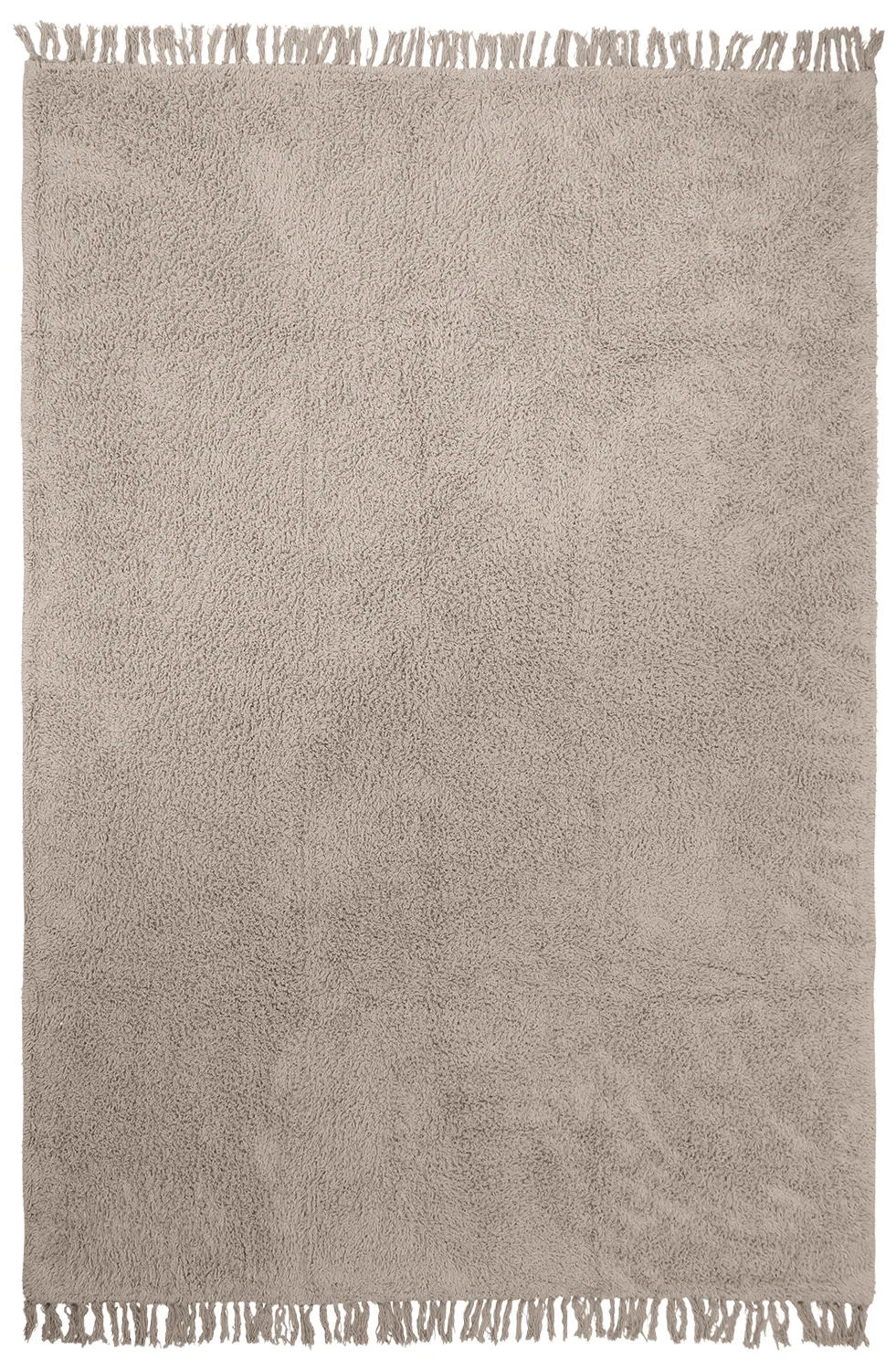 Ryatæpper - Alba Natural Cotton Shaggy (taupe)