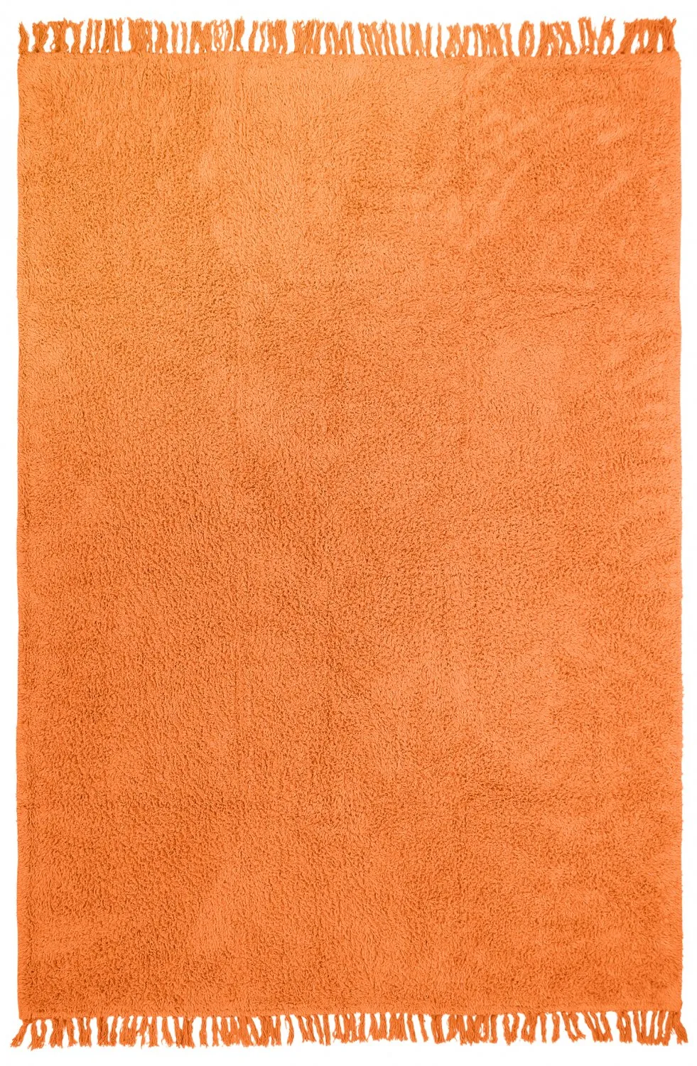 Ryatæpper - Alba Natural Cotton Shaggy (orange)
